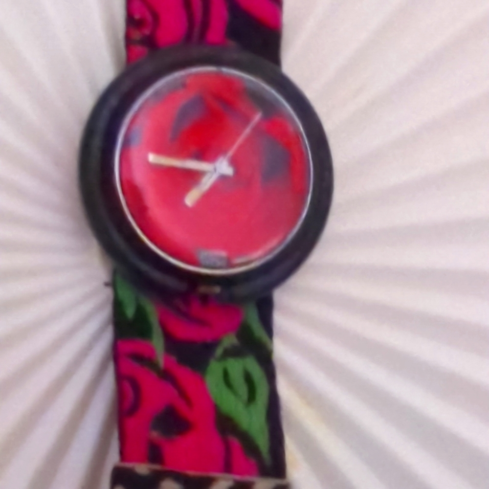 Pop Swatch Roses Are Forever From the 1988 Collection